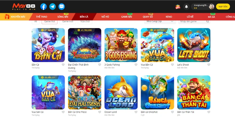 Liên tục nâng cấp vũ khí để chinh phục mục tiêu lớn khi chơi bắn cá May88