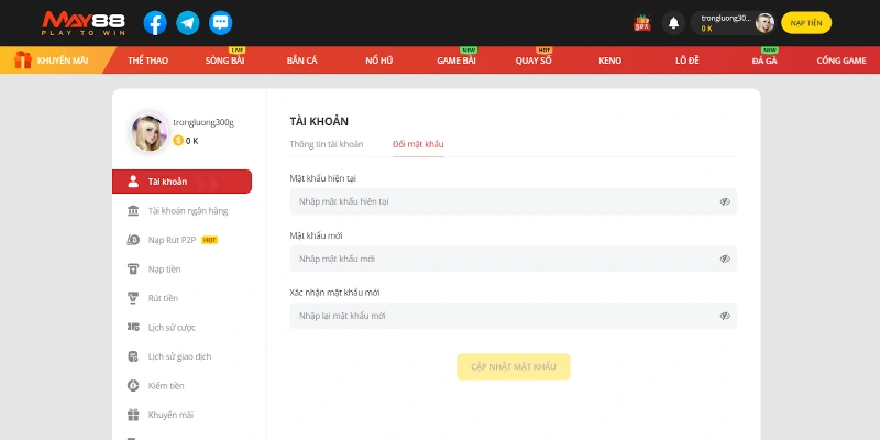 Khôi phục mật khẩu theo hướng dẫn xác minh danh tính